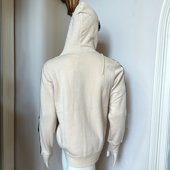 True Religion HS TAPING ZIP HOODIE. Color: FOG - Picture 4 of 6